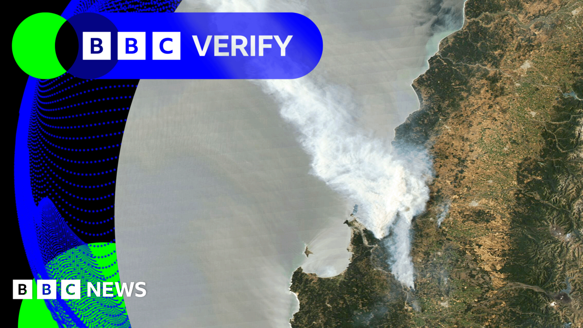 BBC Verify Live: Deadly Chile fires seen from space, and Kyiv strikes leave thousands without power