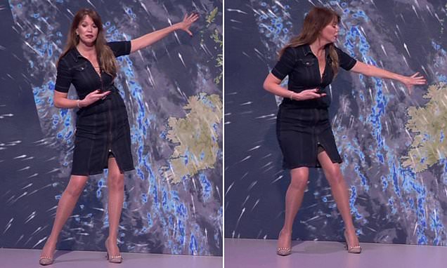 BBC weather presenter sparks frenzy over 'racy' outfit