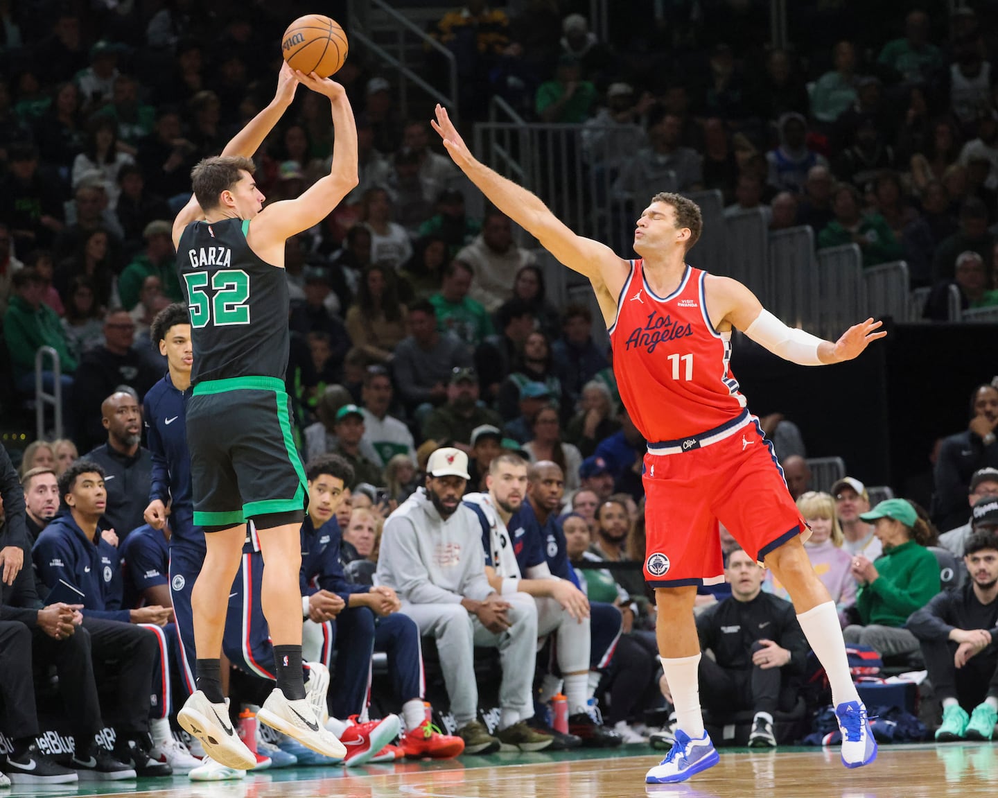 'I knew': Caitlin Clark was well aware of Celtics backup center Luka Garza's long-range shooting potential