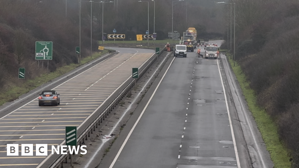 Cars on A421 Tingewick damaged by potholes in Buckinghamshire