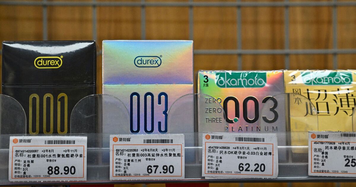 Panic in China as huge tax slapped on condoms to tackle low birth rate