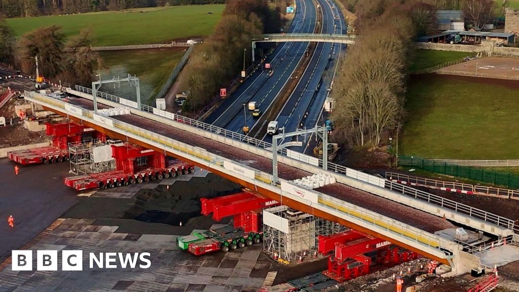 First train due over new Clifton rail bridge in Cumbria