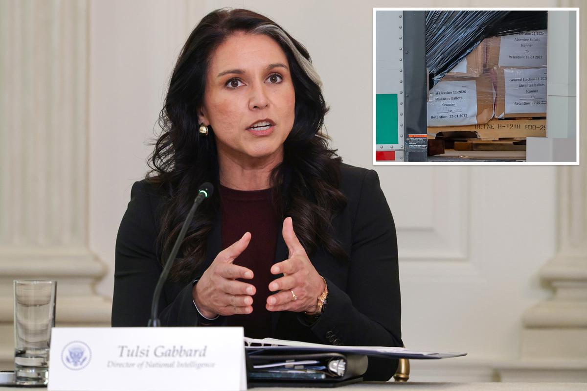 DNI Tulsi Gabbard takes leading role on 2020 election fraud...