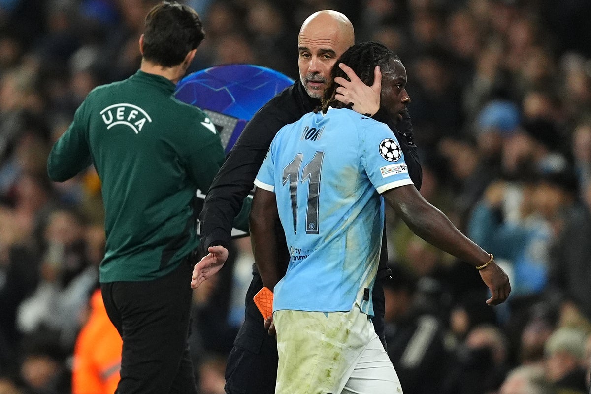 Doku sends Man City into Champions League knockouts but his injury causes concern