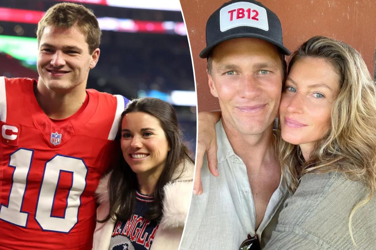 What Drake Maye's wife thinks of the Gisele Bündchen comments...