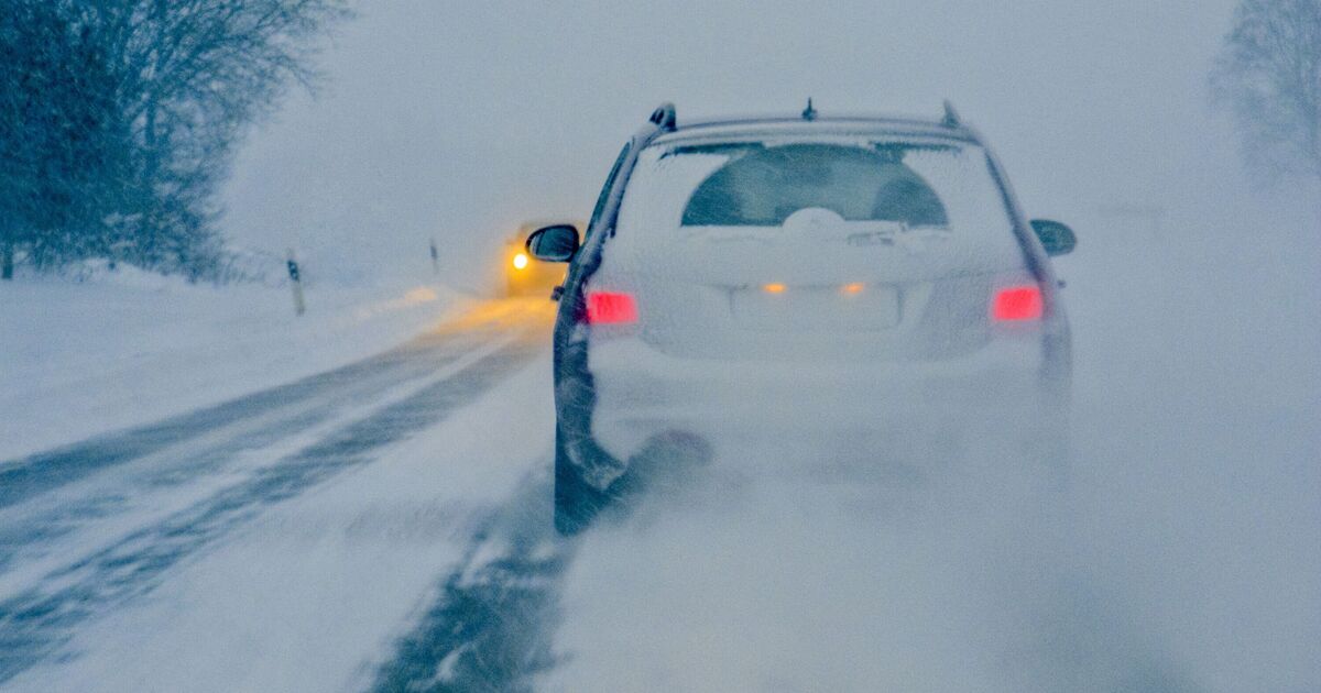 Drivers urged to do 1 thing if car starts to skid on icy roads in winter