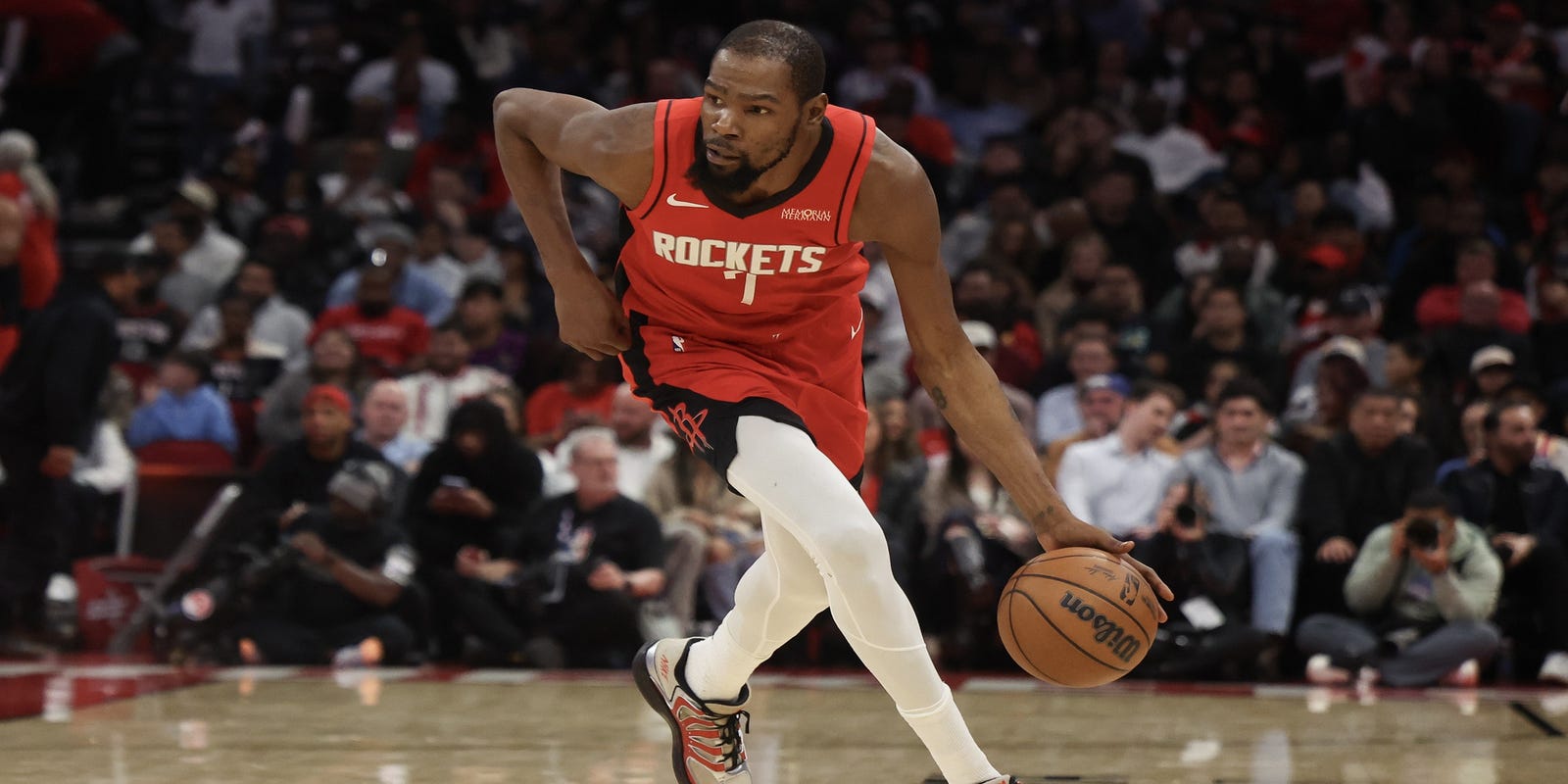 How many points did Kevin Durant score? Timberwolves vs Rockets stats
