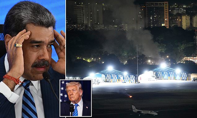 Explosion heard in Venezuelan capital amid Trump threats to Maduro