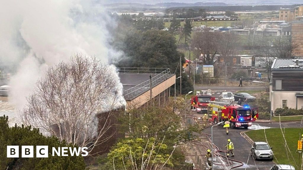 Fire crews tackling blaze at St Andrews University tech lab