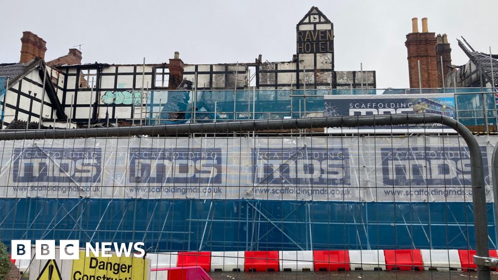 Bid to revamp fire-hit Raven Hotel in Droitwich Spa for community