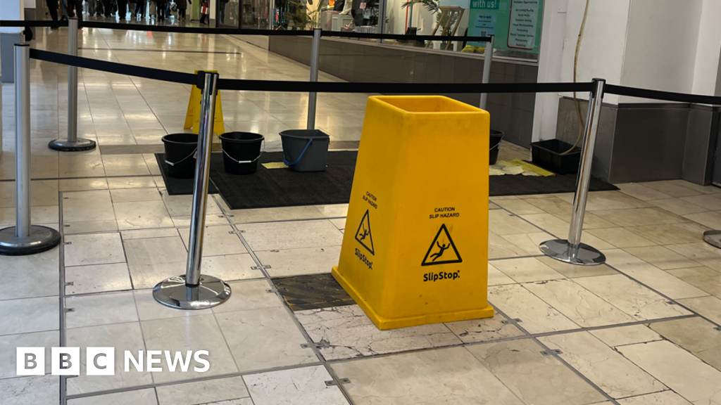Work taking place to fix leaks in Derbion shopping centre