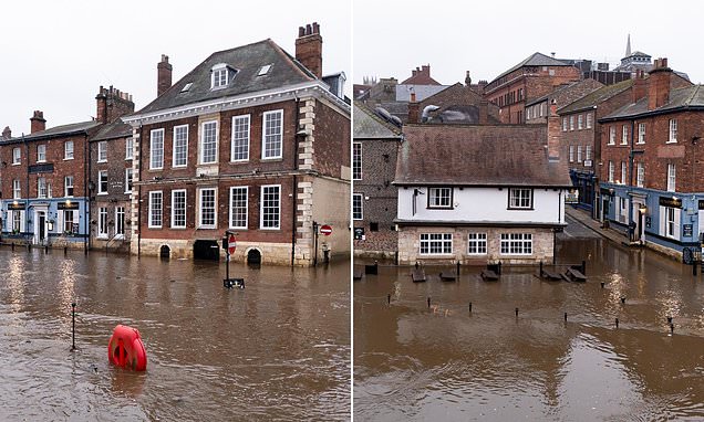 Flooding hits York as banks of the River Ouse break