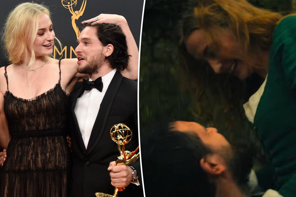 'Game of Thrones' TV siblings Sophie Turner, Kit Harington's kiss in...