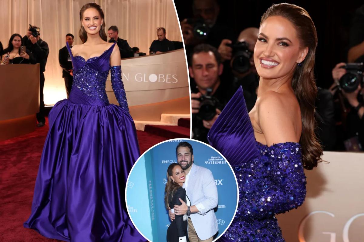Haley Kalil steps out at Golden Globes after manhood size drama...
