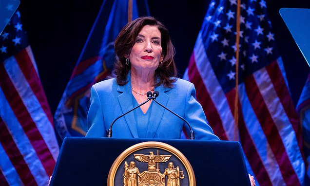 In New York, Hochul moves to thread needle between Democratic...
