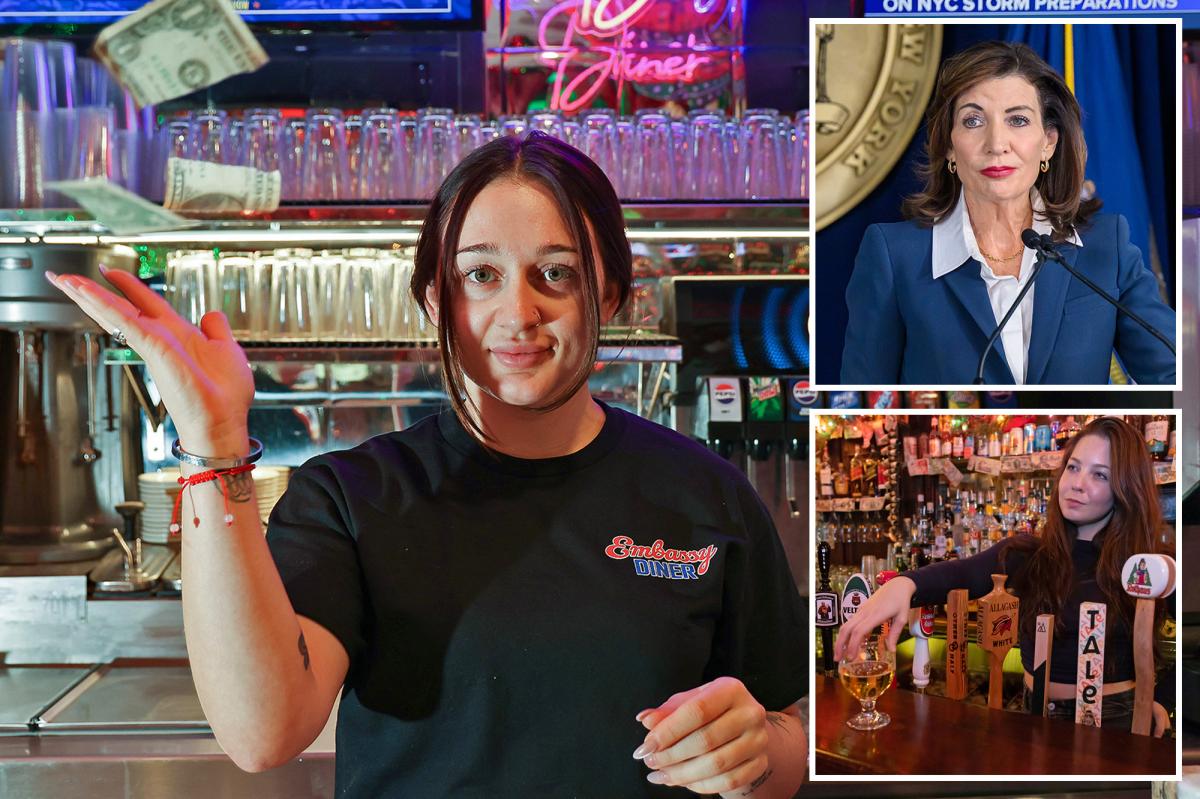 Hochul hasn't served up Trump's 'no tax on tips' policy, ticking...