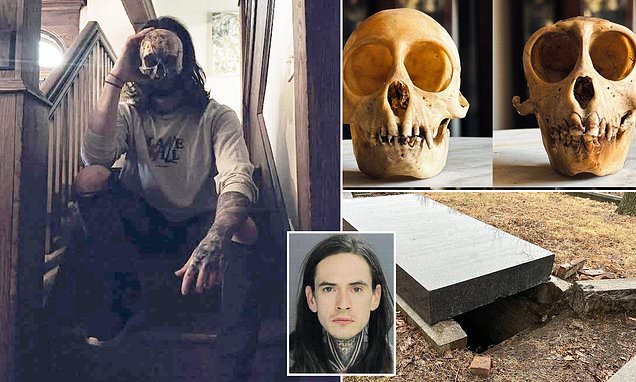 Human skulls stolen by grave-robber may take YEARS to identify