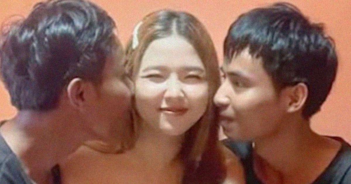 Identical twin brothers date same woman as throuple sleep in 'six-foot bed' - Daily Star