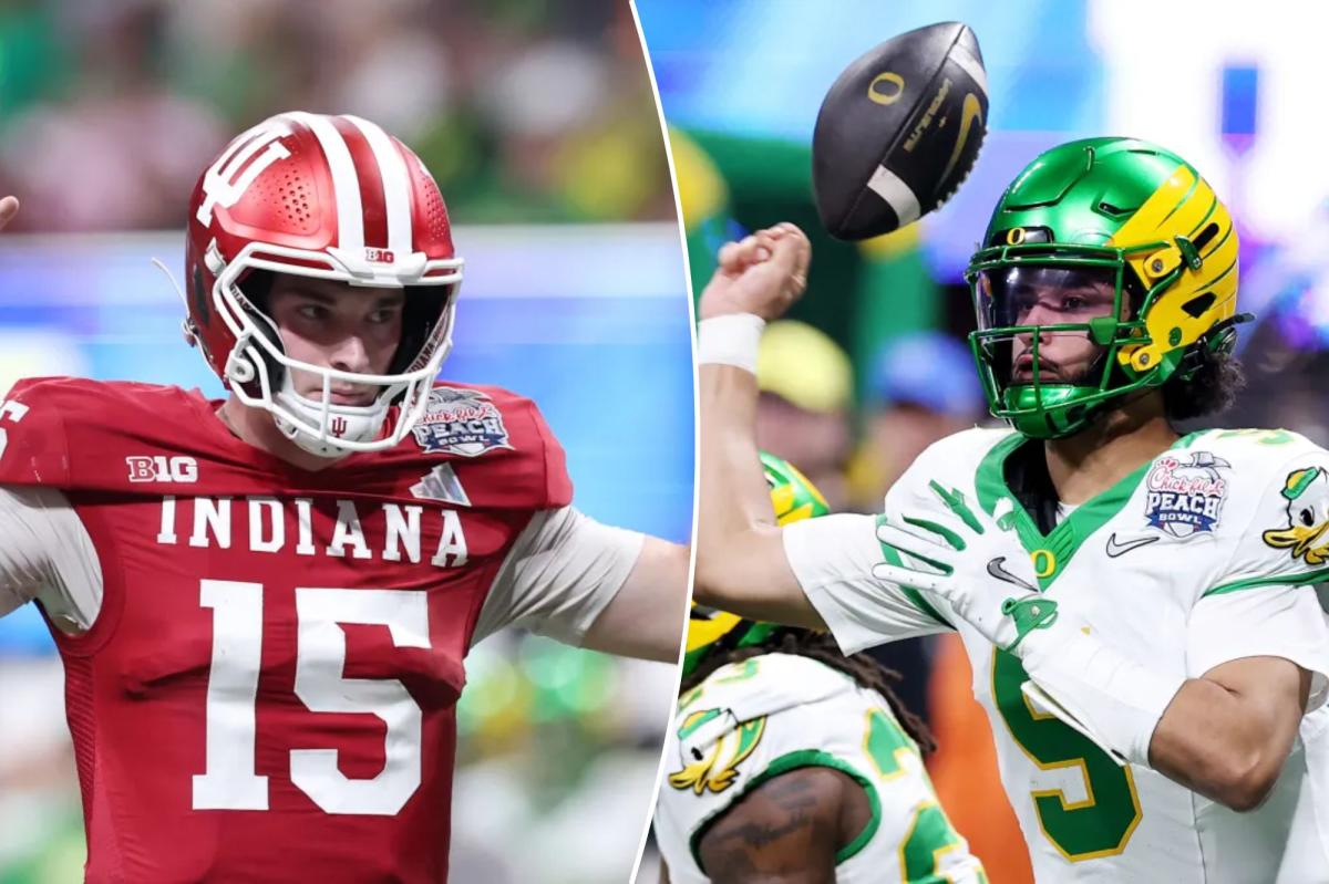 First half of Indiana-Oregon CFP semifinal was tale of two different...