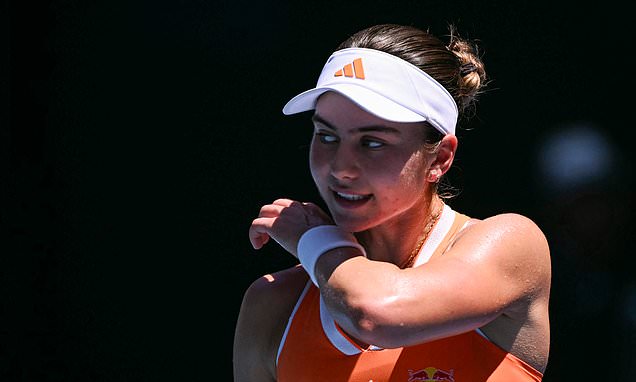 America's teen sensation Iva Jovic, 18, crashes out of Australian Open