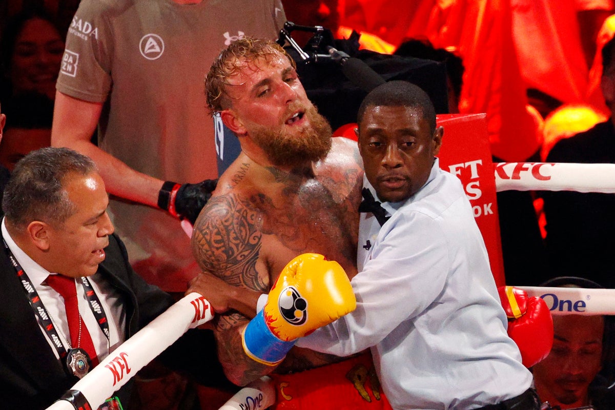 Jake Paul drops out of cruiserweight rankings after KO loss to Anthony Joshua