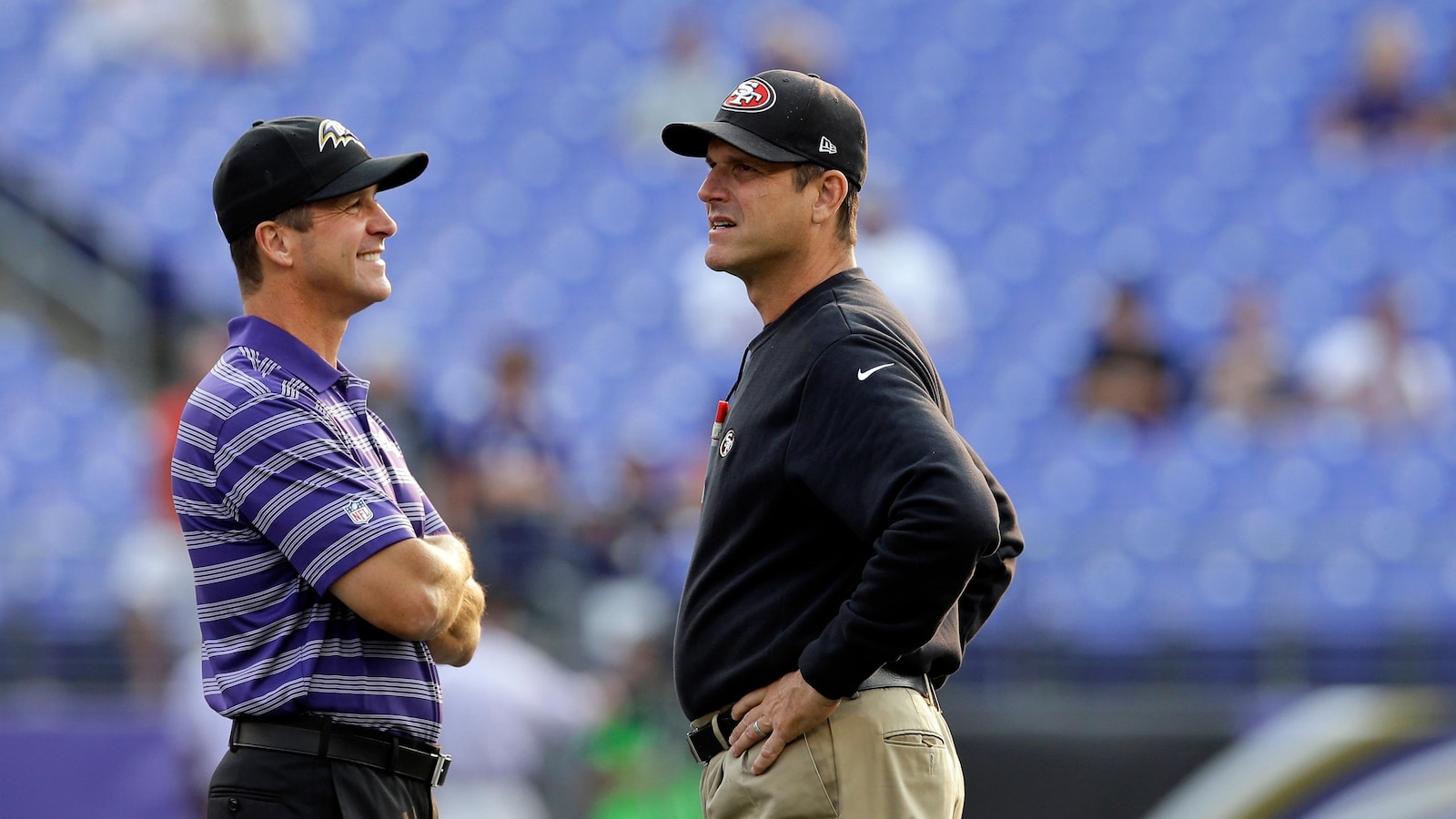 Jim Harbaugh predicts brother John will return to NFL coaching soon but he hopes it's in the NFC
