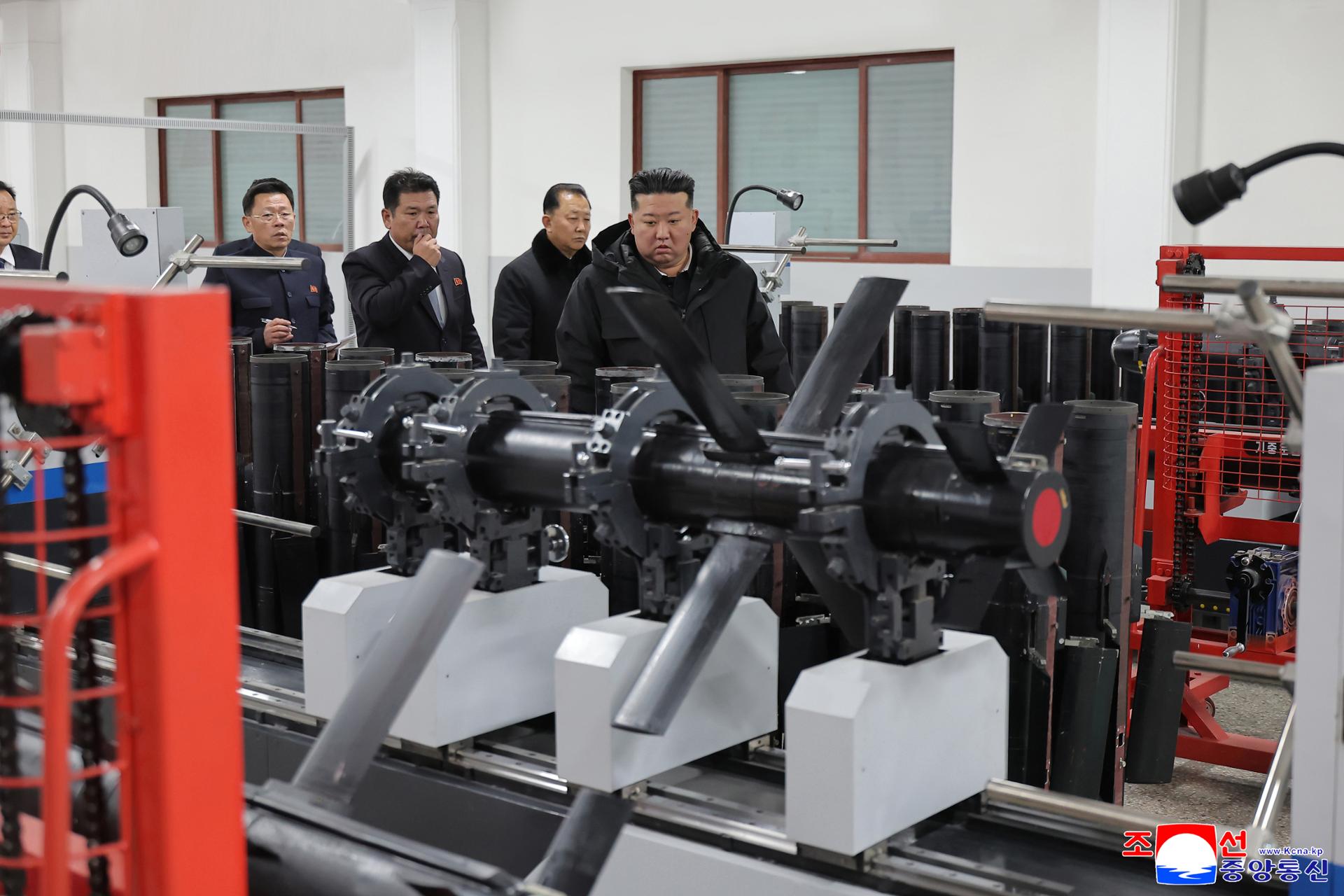 N. Korea's Kim inspects production of tactical guided weapons at munitions factory - The Korea Times