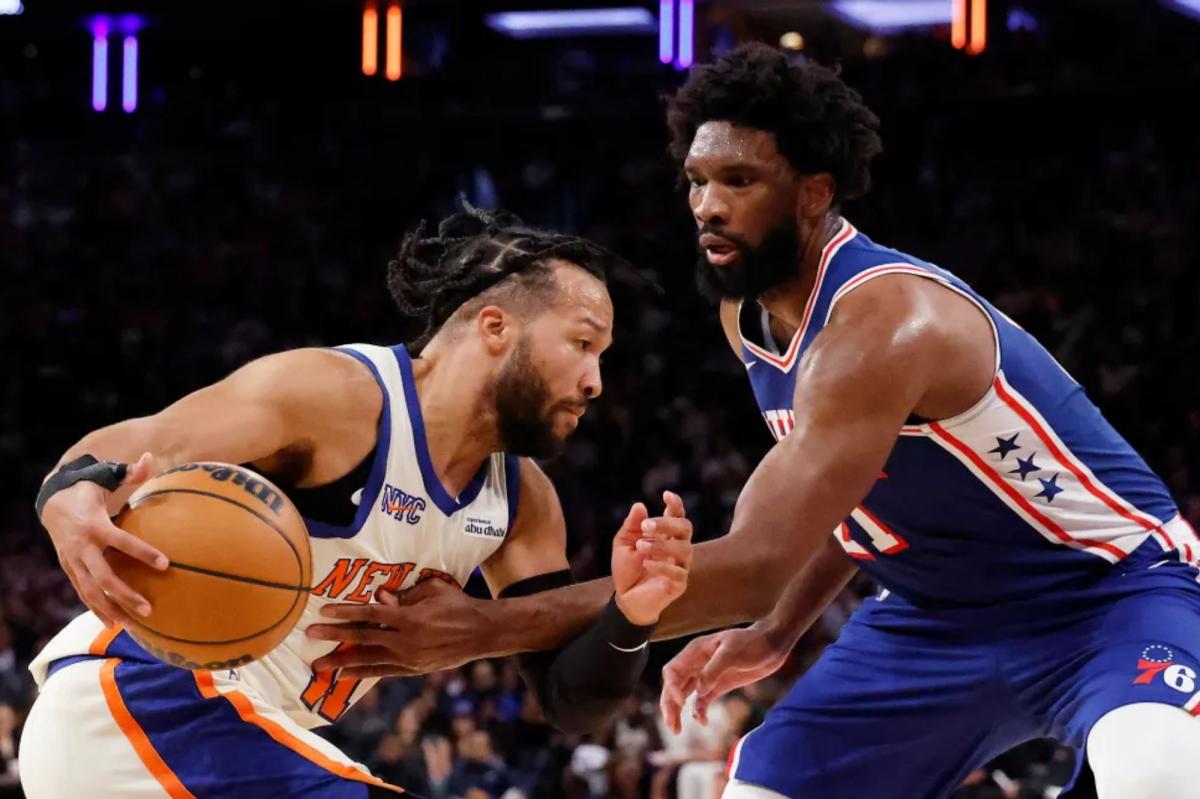 Knicks nemesis Joel Embiid gets last laugh in MSG return following...