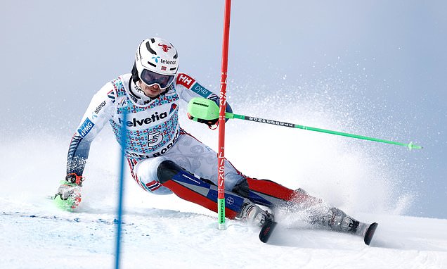 Kristoffersen leads World Cup slalom and would be 6th different...