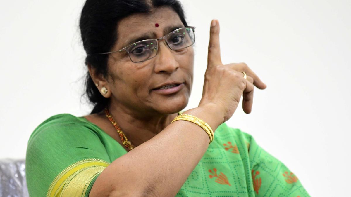 Lakshmi Parvathi accuses Naidu of using NTR legacy for diversionary politics