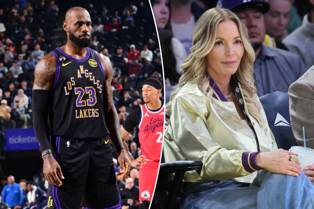 LeBron James opens up on Jeanie Buss relationship after rift...