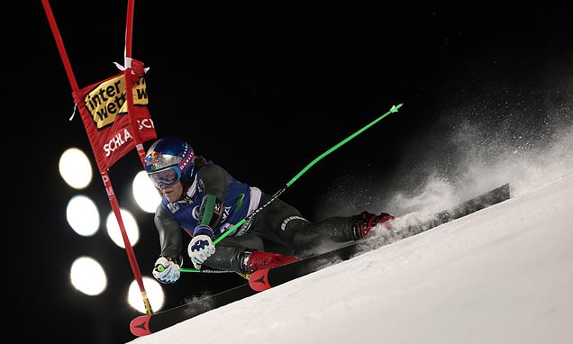Pinheiro Braathen leads last GS before Olympics as he chases...