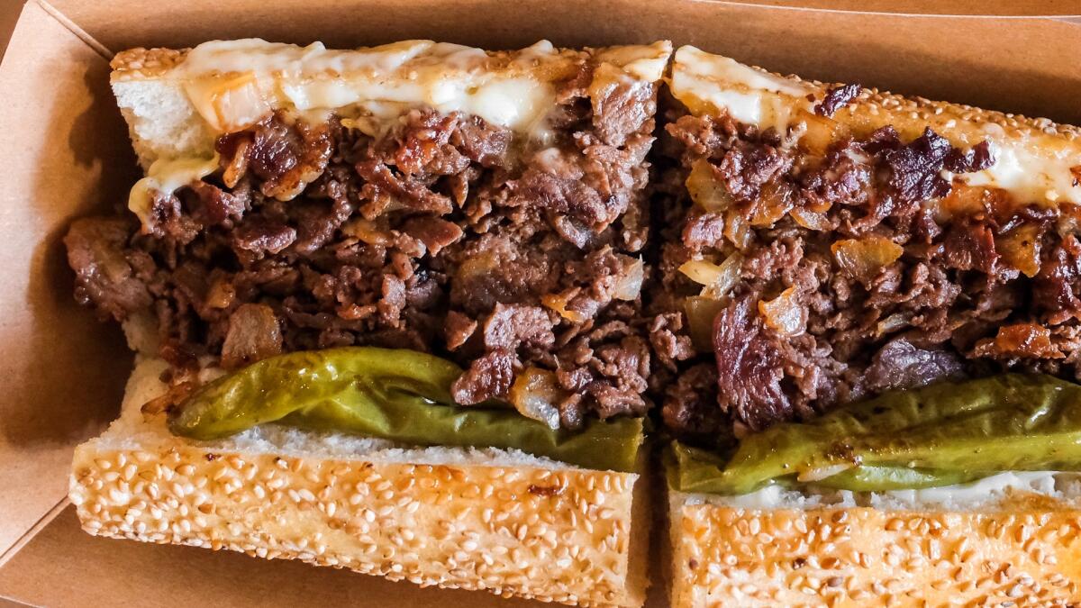 L.A.'s best cheesesteak arrives in Pasadena. Go ahead and join the line