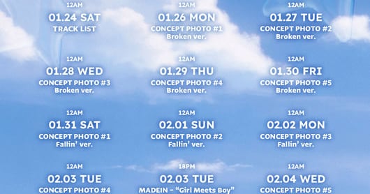 MADEIN to Comeback February 9th with 'Girl Meets Boy'