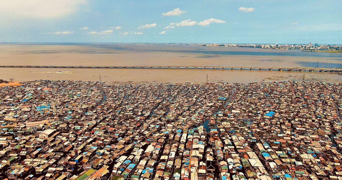 The world's biggest floating slum dubbed 'Venice of Africa'