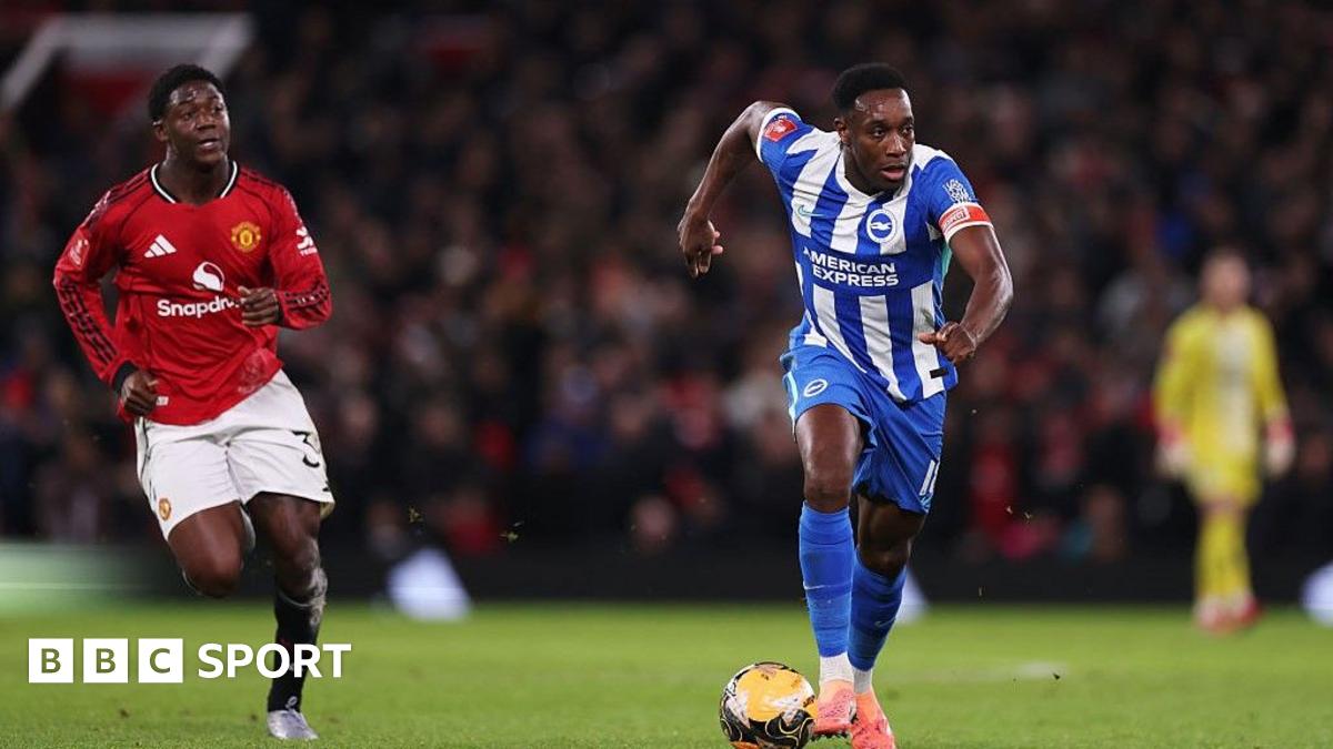 Manchester United 1-2 Brighton & Hove Albion - Former striker Danny Welbeck on target as 13-time winners exit