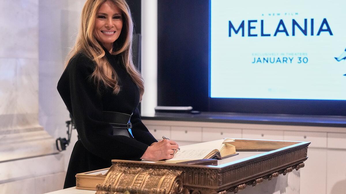 Commentary: 'Melania' isn't a documentary. It's a cynical and stupefying piece of political propaganda