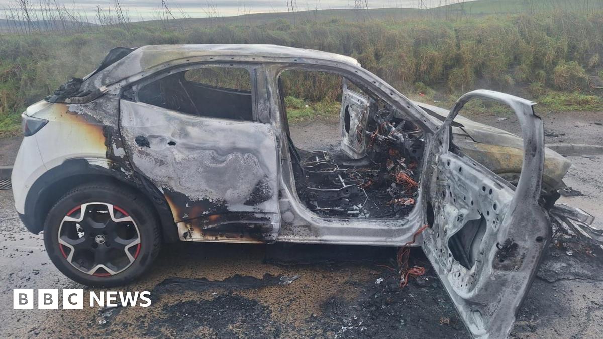Merthyr Tydfil men rescue nine-month-old baby locked in burning car