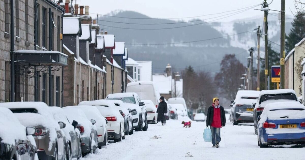 Met Office issues rare amber snow and wind warnings for 33 areas - full list