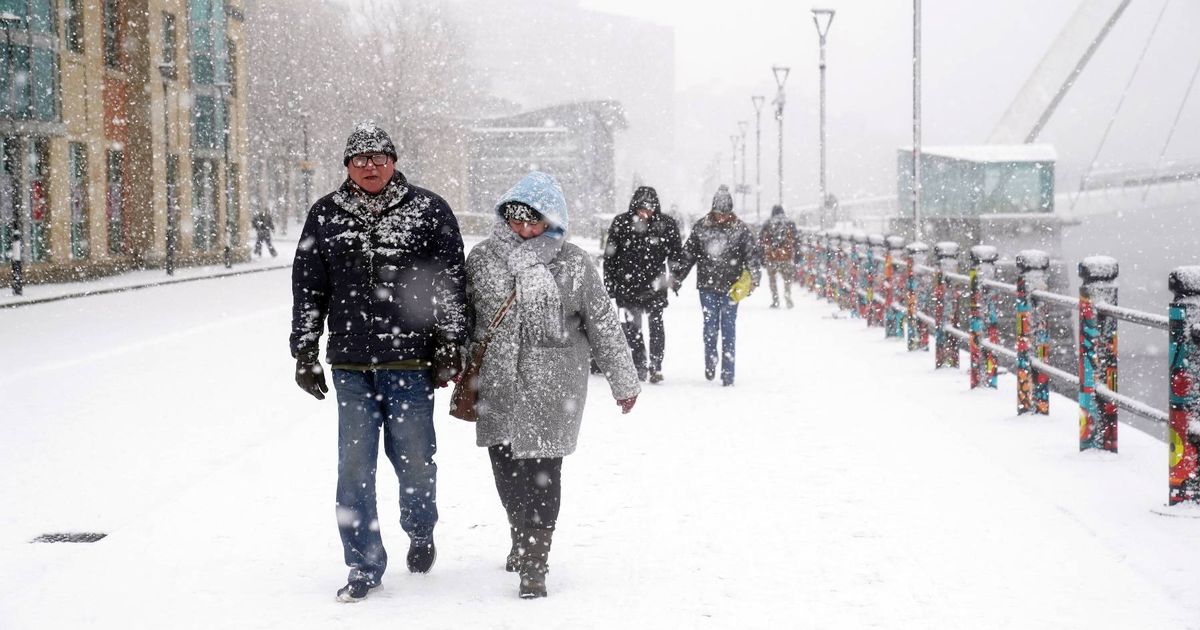 Rare 'danger to life' amber alerts issued by Met Office as -11C snow bomb hits UK - Daily Star