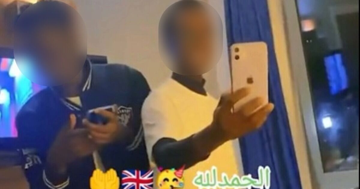 Migrants 'party in hotel room funded by taxpayers' in new TikTok video