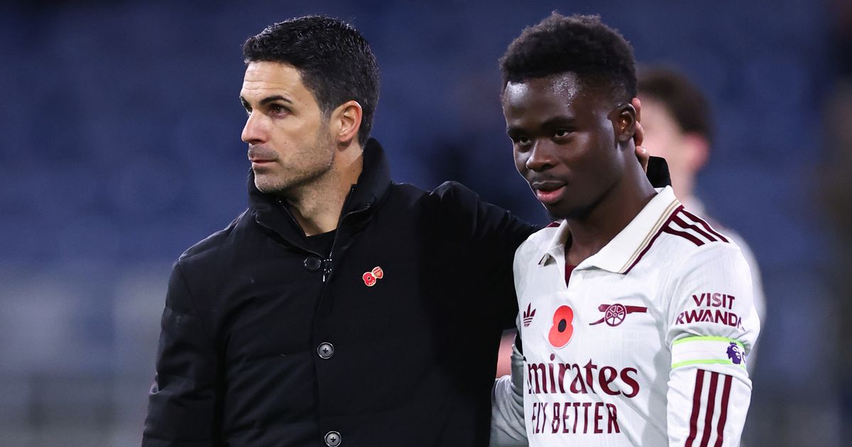 Mikel Arteta's blunt response to Bukayo Saka contract question amid Arsenal confusion - The Mirror