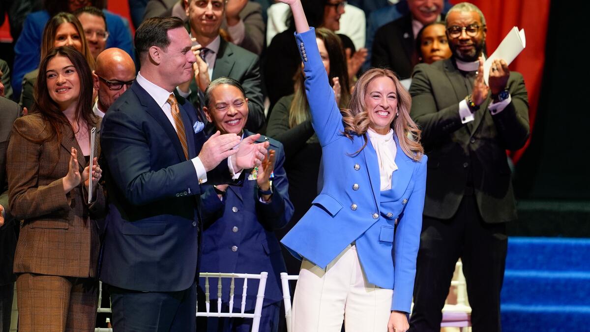 Democrat Mikie Sherrill sworn in as New Jersey's 57th governor