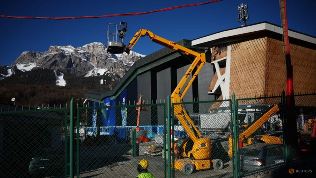 Organisers rush to complete Milano-Cortina sliding centre, hockey venue