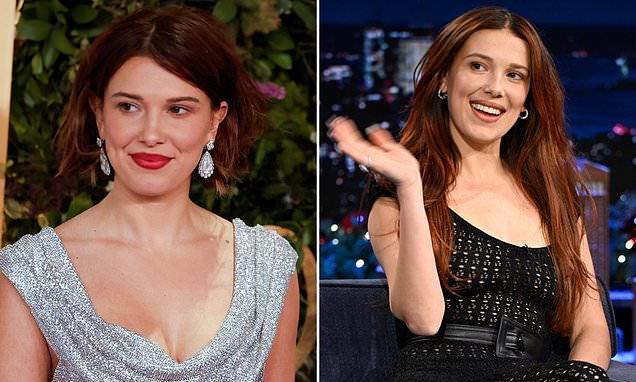 Millie Bobby Brown ditches her longer red locks at Joy Awards