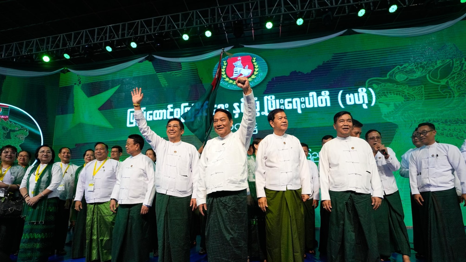 Military-backed party leads in early election results in Myanmar
