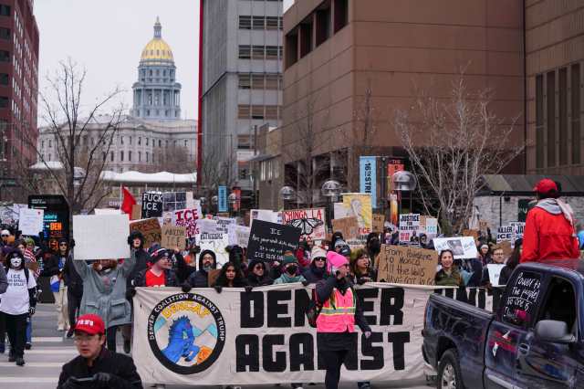 Nationwide general strike leads to ICE Out protests, school and business closures across metro Denver