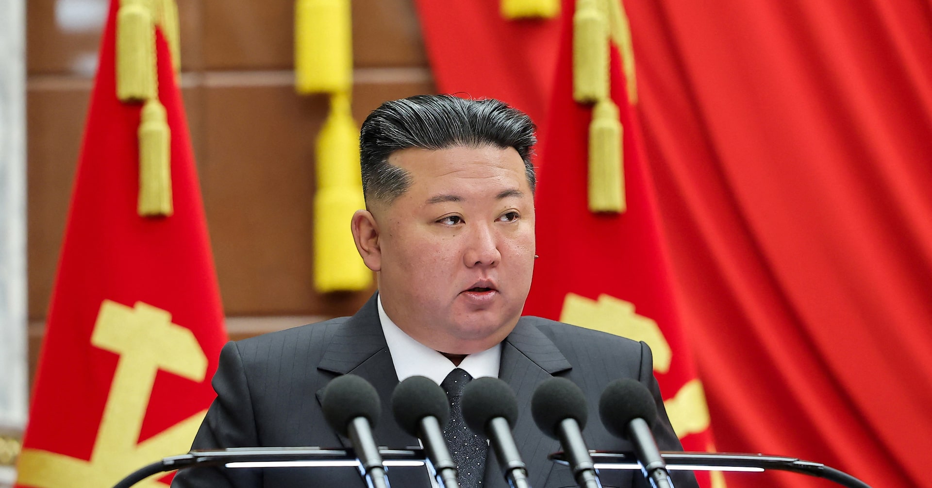 North Korea's Kim inspects memorial for soldiers who died in Russia mission