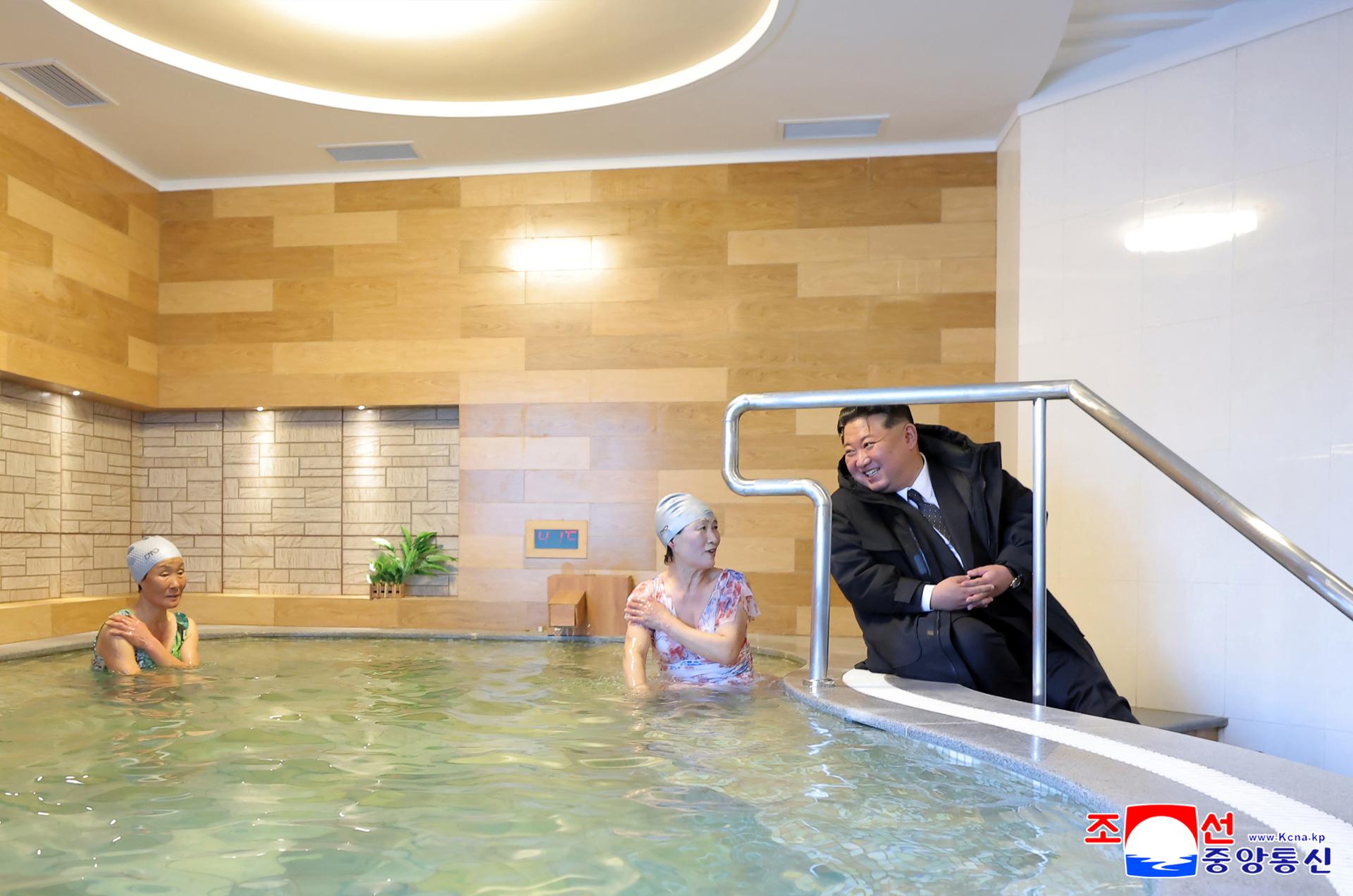 N. Korea's Kim praises rebuilt Onpho hot spring resort - The Korea Times