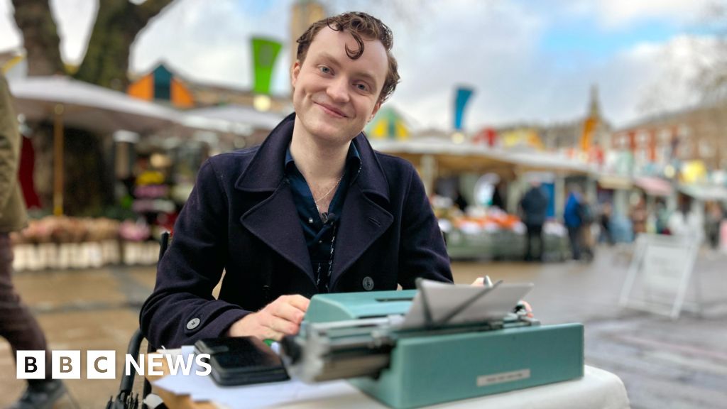 Norwich street poet brings his punters tears of joy
